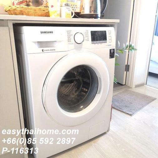 รูป P-116313 วิวเมืองสุดปัง! 1 นอน @ Chapter One Eco ห้วยขวาง ใกล้ MRT! | Line Id: @easythaihome | 085-592-2897 - รูปที่ 8/12