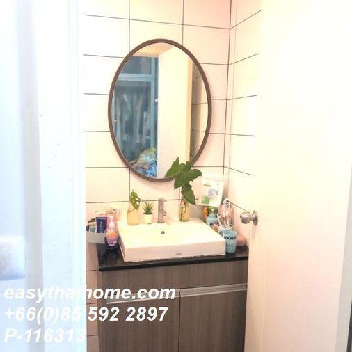 รูป P-116313 วิวเมืองสุดปัง! 1 นอน @ Chapter One Eco ห้วยขวาง ใกล้ MRT! | Line Id: @easythaihome | 085-592-2897 - รูปที่ 11/12