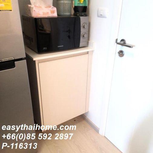 รูป P-116313 วิวเมืองสุดปัง! 1 นอน @ Chapter One Eco ห้วยขวาง ใกล้ MRT! | Line Id: @easythaihome | 085-592-2897 - รูปที่ 9/12