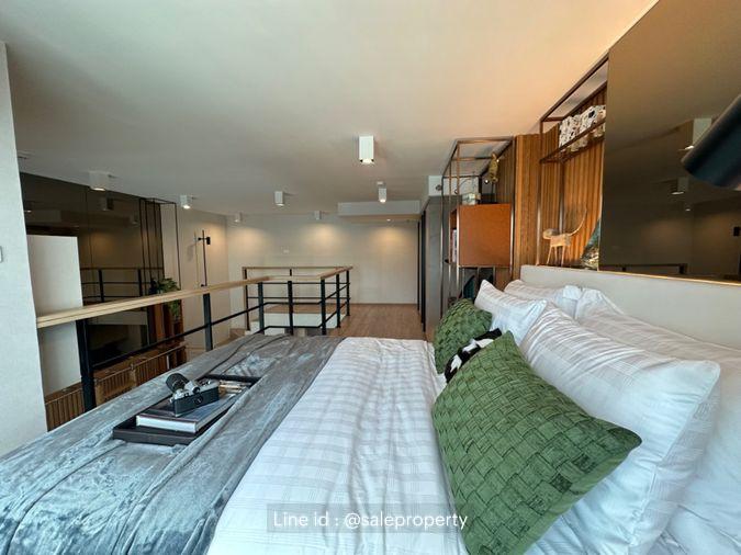 รูป Ideo rama9 asoke ห้องแบบ hybrid2ชั้น ทำเป็น2ห้องนอนได้สบาย เพดานโปร่ง - รูปที่ 8/10