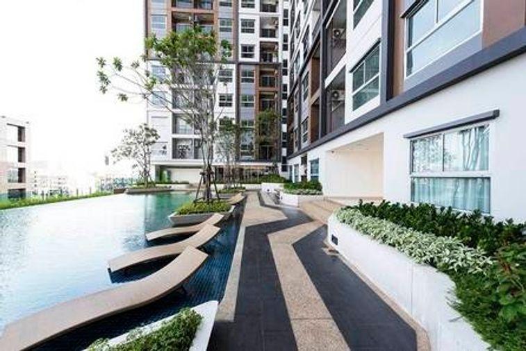 picture G0357🚨中国客户，请加微信。(在联系方式的旁边)For rent The Trust Condo Ngamwongwan Line ❤️💜@condopremium💜❤️ - 27/33