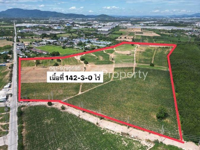 รูป ขายที่ดินบ่อวิน แปลงใหญ่ พื้นที่สีม่วงลาย ใกล้นิคมอุตสาหกรรม WHA1 - รูปที่ 1/7