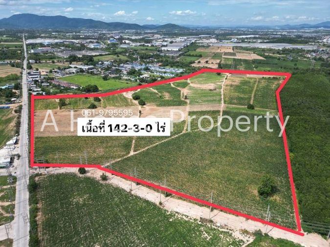 picture Bo Win land for sale, large plot, purple striped area. Near WHA1 Industrial Estate - 1/7