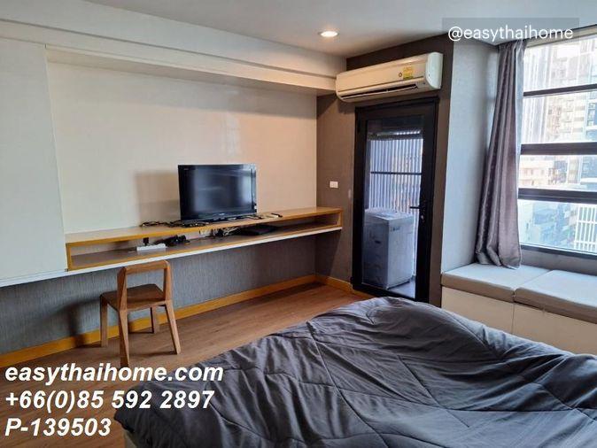 รูป P-139503 พร้อมอยู่ใจกลางทองหล่อ! ดิ แอลโคฟ ทองหล่อ 10, 1 ห้องนอน ใกล้ BTS ทองหล่อ Line Id @easythaihome 085-592-2897 - รูปที่ 9/10