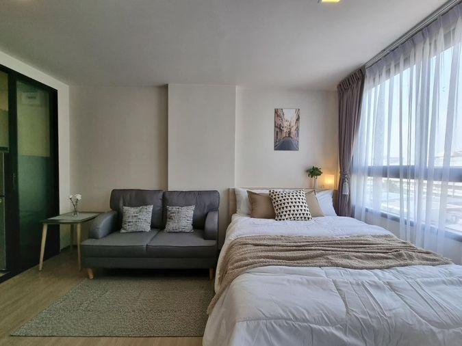 รูป ให้เช่า 📍THE MUVE Ram 22 ✨ONE BEDROOM เฟอร์นิเจอร์และเครื่องใช้ไฟฟ้าครบ พร้อมเข้าอยู่ ใกล้ APL รามคำแหง🚆 - รูปที่ 3/11