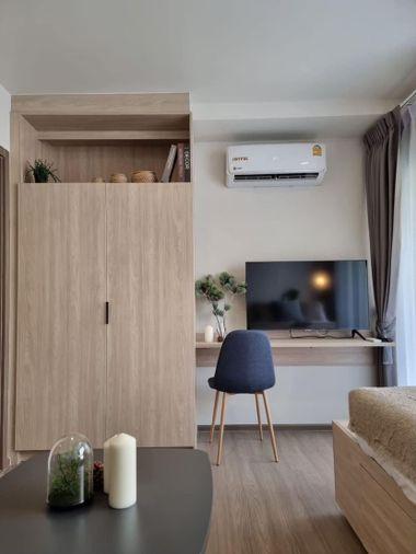 รูป ให้เช่า 🔺THE MUVE Ram 22🔺 ONE BEDROOM เฟอร์นิเจอร์และเครื่องใช้ไฟฟ้าครบ ตกแต่งพร้อมเข้าอยู่  - รูปที่ 8/10