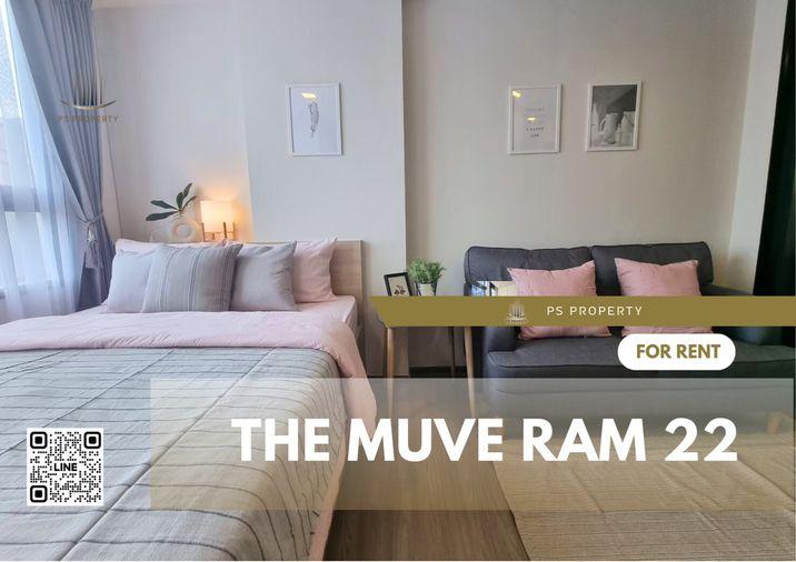 รูป ให้เช่า ✨THE MUVE Ram 22✨ห้องสวย ตกแต่งพร้อมเข้าอยู่ เฟอร์นิเจอร์และเครื่องใช้ไฟฟ้าครบ ใกล้ APL รามคำแหง🚆 - รูปที่ 1/13