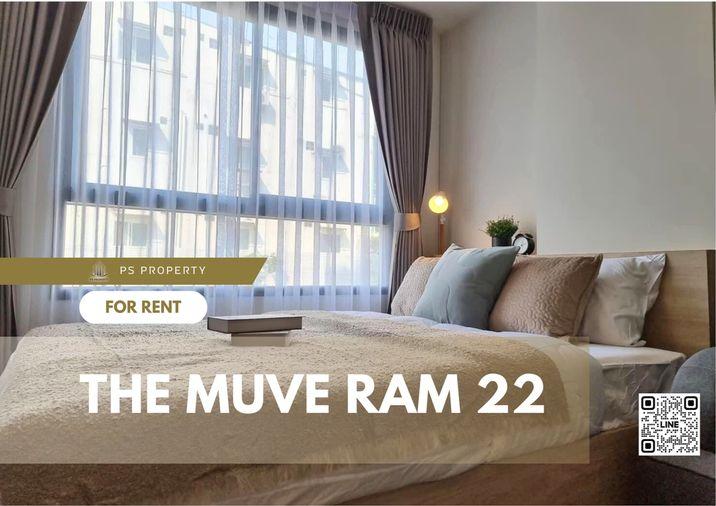 รูป ให้เช่า 🔺THE MUVE Ram 22🔺 ONE BEDROOM เฟอร์นิเจอร์และเครื่องใช้ไฟฟ้าครบ ตกแต่งพร้อมเข้าอยู่  - รูปที่ 1/10