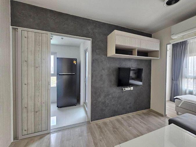 picture For rent 🔺Niche Mono Ramkhamhaeng🔺ONE BEDROOM Plus, beautiful room, decorated, ready to move in, fully furnished. - 4/19