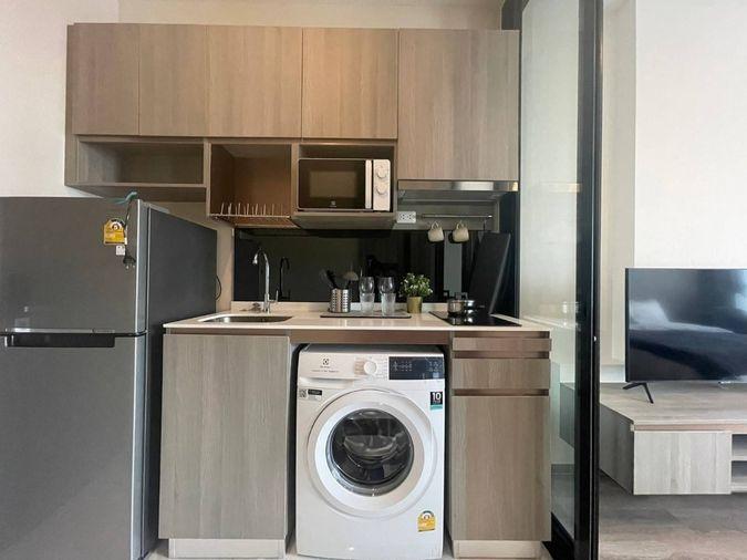 รูป ให้เช่า 📣Knightsbridge Prime Onnut📣 ห้องสวยตกแต่งครบพร้อม เฟอร์นิเจอร์ เครื่องใช้ไฟฟ้า ใกล้ BTS อ่อนนุช - รูปที่ 9/15