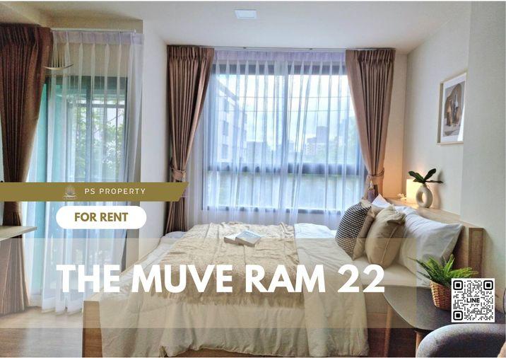 รูป ให้เช่า 📌📌THE MUVE RAM 22📌📌ห้องสวย เฟอร์นิเจอร์และเครื่องใช้ไฟฟ้าครบ พร้อมเข้าอยู่ 🚆ใกล้ MRT รามคำแหง - รูปที่ 1/11