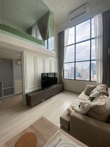 รูป ให้เช่า 📣 Knightsbridge Prime Sathorn 📣 ห้อง DUPLEX เฟอร์นิเจอร์ เครื่องใช้ไฟฟ้าครบ ใกล้ BTS ช่องนนทรี - รูปที่ 8/11