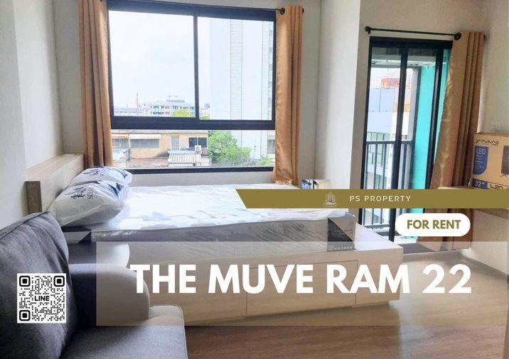 รูป ให้เช่า 🦋The Muve Ram 22🦋 ห้องสวย แต่งครบ บิ้วอิน เฟอร์นิเจอร์และเครื่องใช้ไฟฟ้าครบ 🚆ใกล้ MRT รามคำแหง - รูปที่ 1/11