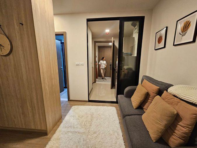 picture For rent ✨ THE MUVE Ram 22 ✨ furniture, complete electrical appliances, near MRT Ramkhamhaeng. - 4/9