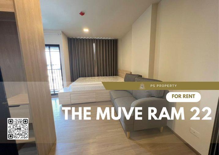 picture For rent 📌 THE MUVE Ram 22 📌 furniture, complete electrical appliances, near MRT Ramkhamhaeng - 1/9