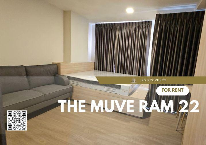รูป ให้เช่า ✨ THE MUVE Ram 22 ✨ เฟอร์นิเจอร์ เครื่องใช้ไฟฟ้าครบ ใกล้ MRT รามคำแหง - รูปที่ 1/10
