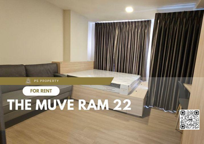 รูป ให้เช่า ✨ THE MUVE Ram 22 ✨ เฟอร์นิเจอร์ เครื่องใช้ไฟฟ้าครบ ใกล้ MRT รามคำแหง - รูปที่ 1/10