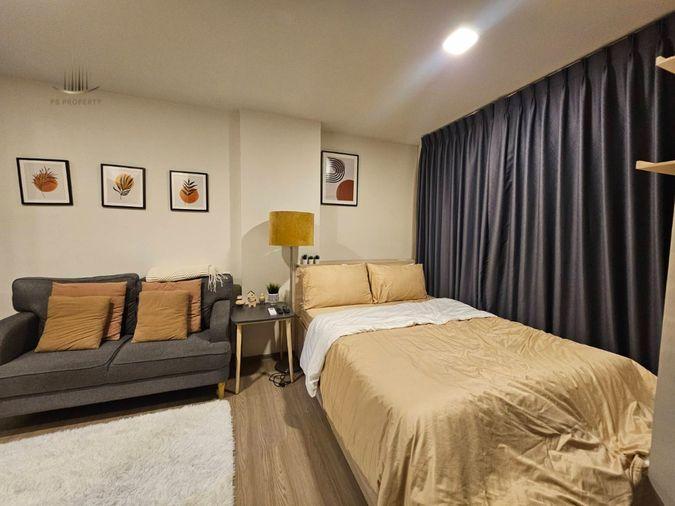 picture For rent ✨ THE MUVE Ram 22 ✨ furniture, complete electrical appliances, near MRT Ramkhamhaeng. - 2/9