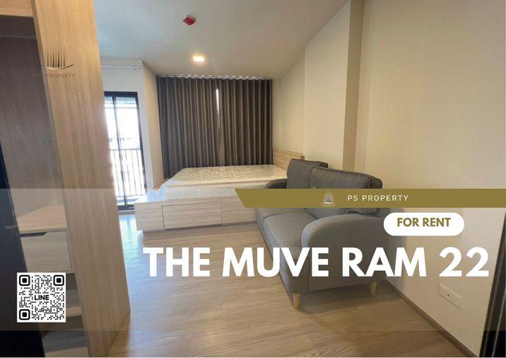 รูป ให้เช่า 🔥 THE MUVE Ram 22 🔥 เฟอร์นิเจอร์ เครื่องใช้ไฟฟ้าครบ ใกล้ MRT รามคำแหง - รูปที่ 1/9