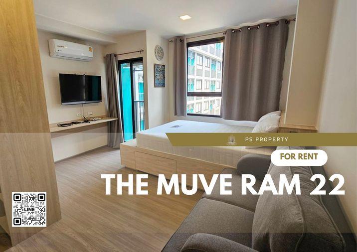 รูป ให้เช่า 📣 THE MUVE Ram 22 📣 ห้องสวย เฟอร์นิเจอร์ เครื่องใช้ไฟฟ้าครบ ใกล้ MRT รามคำแหง - รูปที่ 1/9