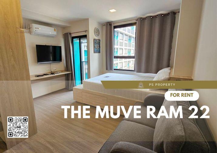 รูป ให้เช่า 📣 THE MUVE Ram 22 📣 ห้องสวย เฟอร์นิเจอร์ เครื่องใช้ไฟฟ้าครบ ใกล้ MRT รามคำแหง - รูปที่ 1/9
