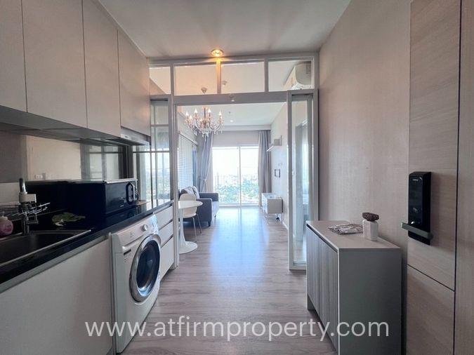 รูป 📌ขายห้องพร้อมผู้เช่า!! Amber By Eastern Star 1 ห้องนอน 34.37 ตร.ม. Fl.20 แต่งครบ Fully Furnished!! Line :@atfirm - รูปที่ 1/15