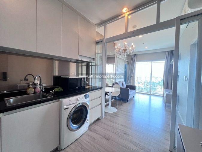 รูป 📌ขายห้องพร้อมผู้เช่า!! Amber By Eastern Star 1 ห้องนอน 34.37 ตร.ม. Fl.20 แต่งครบ Fully Furnished!! Line :@atfirm - รูปที่ 2/15