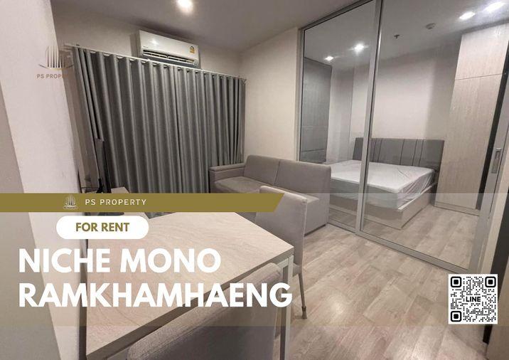 picture For rent 📌 Niche Mono Ramkhamhaeng 📌 Complete furniture and electrical appliances. Ready to move in - 1/12
