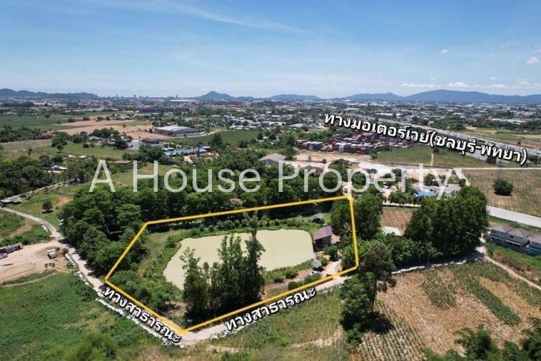 picture Land for sale in Bueng Sri Racha, prime location near Sahapat Group. - 3/10