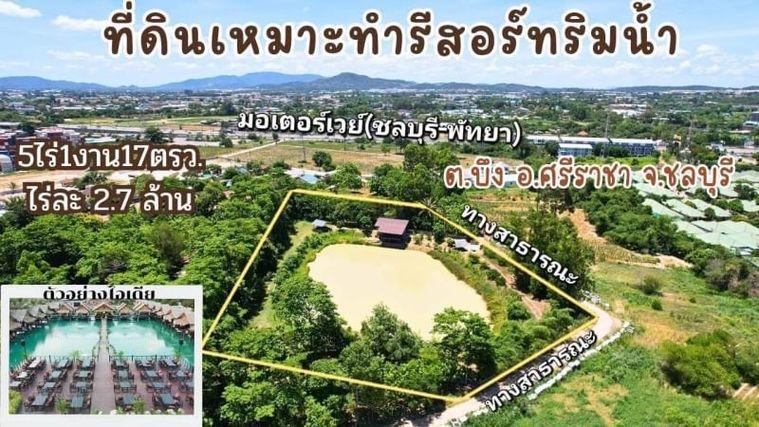 picture Land for sale in Bueng Sri Racha, prime location near Sahapat Group. - 1/10
