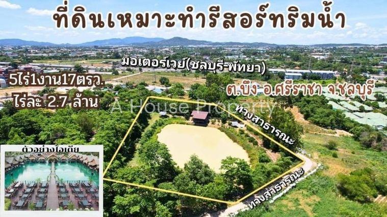 รูป ขายที่ดินบึง ศรีราชา ทำเลทอง ใกล้เครือสหพัฒน์ - รูปที่ 1/10