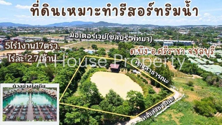 picture Land for sale in Bueng Sri Racha, prime location near Sahapat Group. - 1/10