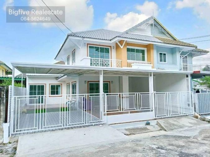 รูป A67-044 🌟 ขายบ้านแฝด 2 ชั้น หมู่บ้านพฤกษา 14B วัดลาดปลาดุก นนทบุรี ตกแต่งใหม่พร้อมอยู่ - รูปที่ 1/13