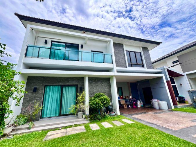 รูป ขายด่วน‼️บ้านเดี่ยว The City ราชพฤกษ์ - ปิ่นเกล้า ขนาด 67.5 วา พื้นที่ใช้สอยประมาณ 300 ตรม. 4 นอน | 3 น้ำ ต่อเติมตกแต่งบิวอินทั้งหลัง - รูปที่ 2/28