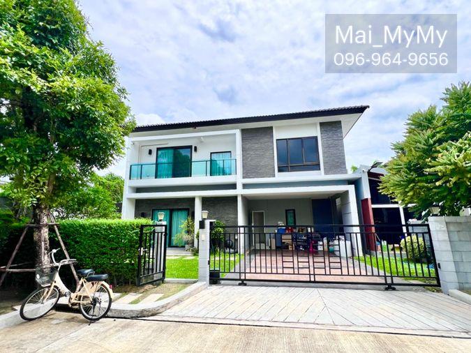 รูป ขายด่วน‼️บ้านเดี่ยว The City ราชพฤกษ์ - ปิ่นเกล้า ขนาด 67.5 วา พื้นที่ใช้สอยประมาณ 300 ตรม. 4 นอน | 3 น้ำ ต่อเติมตกแต่งบิวอินทั้งหลัง - รูปที่ 1/28
