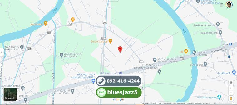 รูป ขาย ที่ดิน 15-3-28ไร่ พุทธมณฑลสาย7 นครปฐม ใกล้แม่น้ำท่าจีน มีโฉนด ไม่ติดจำนอง น้ำไฟเข้าถึง เหมาะทำร้านอาหาร ที่พัก รีสอร์ท โฮมสเตย์ - รูปที่ 8/9