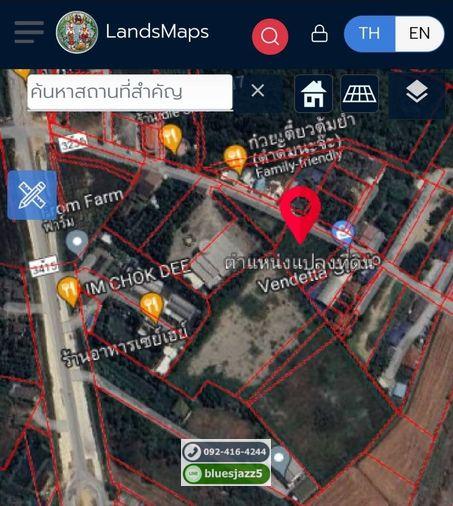 รูป ขาย ที่ดิน 15-3-28ไร่ พุทธมณฑลสาย7 นครปฐม ใกล้แม่น้ำท่าจีน มีโฉนด ไม่ติดจำนอง น้ำไฟเข้าถึง เหมาะทำร้านอาหาร ที่พัก รีสอร์ท โฮมสเตย์ - รูปที่ 3/9