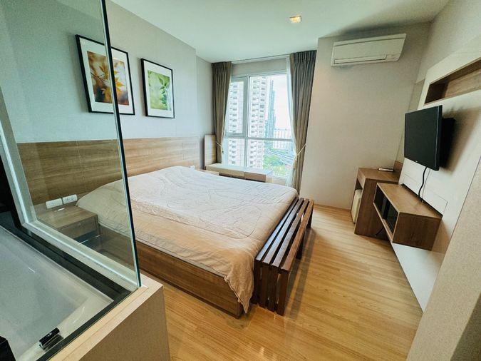 รูป Rhythm Sathorn | ให้เช่า 1 ห้องนอนชั้นสูง ตกแต่งตามมาตรฐานโครงการ เห็นวิวแม่น้ำ ห้องนั่งเล่นใหญ่มีพื้นที่นั่งทำงาน - รูปที่ 6/11
