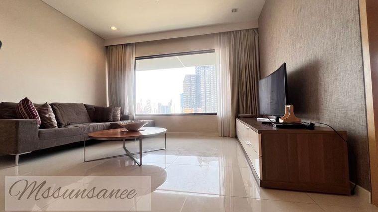 รูป Amanta Lumpini | ให้เช่า 2 ห้องนอน ห้องกว้าง ตกแต่งเรียบร้อยน่าอยู่ ทำเลสะดวกใกล้ทางด่วน และ MRT - รูปที่ 1/10
