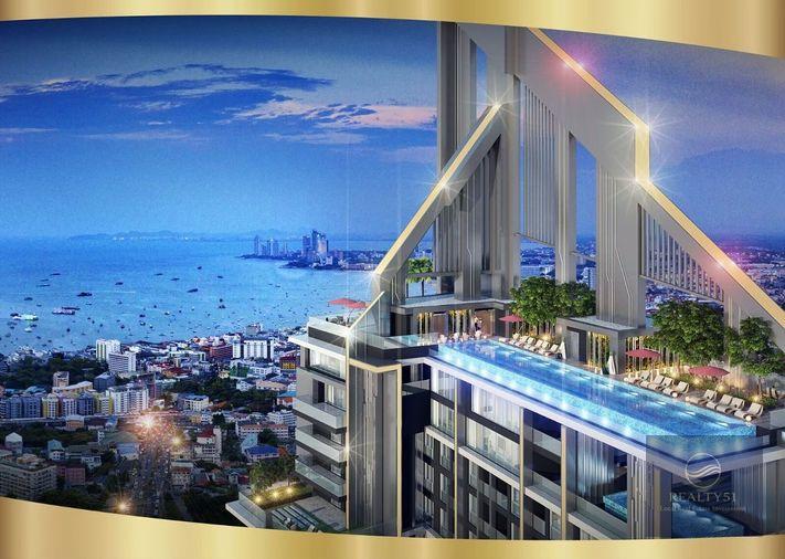 รูป Pattaya City tallest building luxurious residence Grand Solaire Pattaya - รูปที่ 67/72