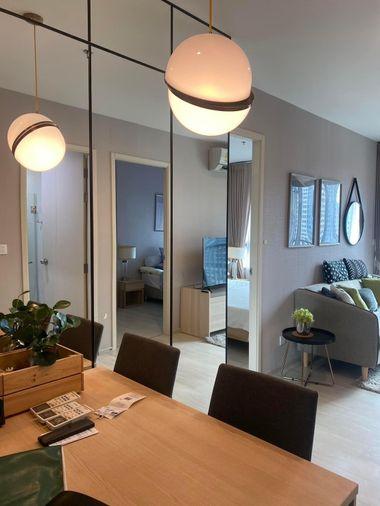 picture For rent 📌 Life Asoke 📌 complete furniture and electrical appliances, near MRT Phetchaburi - 3/17
