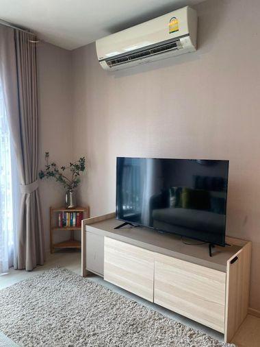 picture For rent 📌 Life Asoke 📌 complete furniture and electrical appliances, near MRT Phetchaburi - 16/17