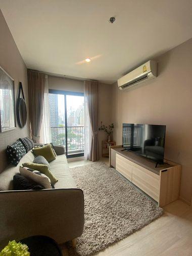 picture For rent 📌 Life Asoke 📌 complete furniture and electrical appliances, near MRT Phetchaburi - 7/17