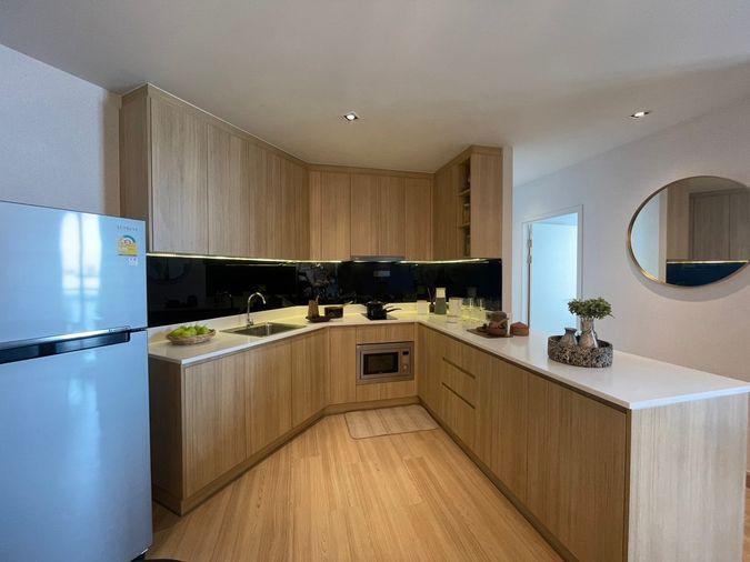 รูป U Charoen residence town in town , เช่า 57ตรม ชั้น7  , 2 ห้องนอน  Furniture จาก Quarttro design - รูปที่ 6/7