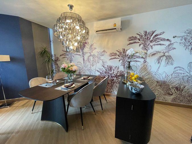 รูป U Charoen residence town in town , เช่า 57ตรม ชั้น7  , 2 ห้องนอน  Furniture จาก Quarttro design - รูปที่ 4/7