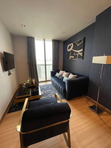 รูป U Charoen residence town in town , เช่า 57ตรม ชั้น7  , 2 ห้องนอน  Furniture จาก Quarttro design - รูปที่ 3/7