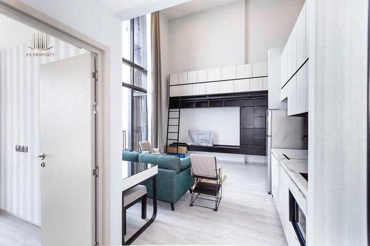 picture For rent 📍 THE LINE Sukhumvit 101 📍 2 bedrooms, 2 bathrooms, complete furniture and electrical appliances. - 9/18