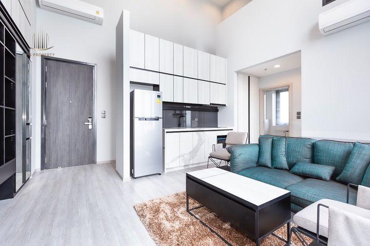 picture For rent 📍 THE LINE Sukhumvit 101 📍 2 bedrooms, 2 bathrooms, complete furniture and electrical appliances. - 4/18
