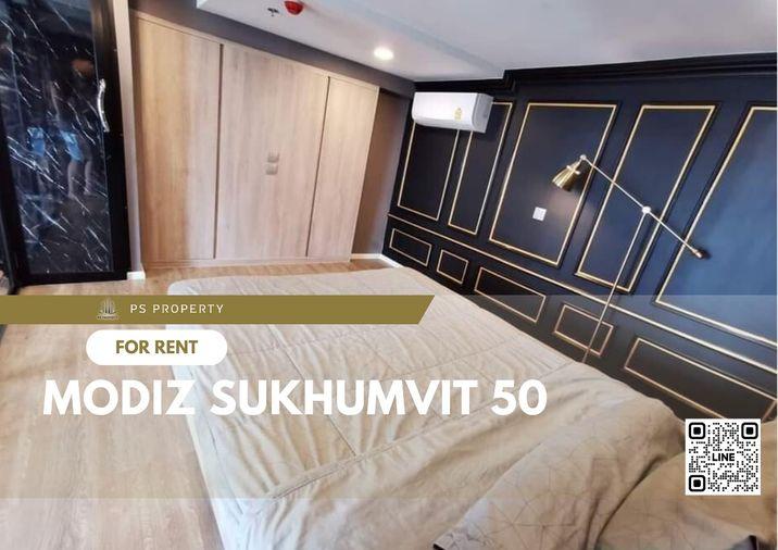รูป ให้เช่า ✨ MODIZ Sukhumvit 50 ✨ เฟอร์นิเจอร์ เครื่องใช้ไฟฟ้าครบ ใกล้ BTS อ่อนนุช - รูปที่ 1/7