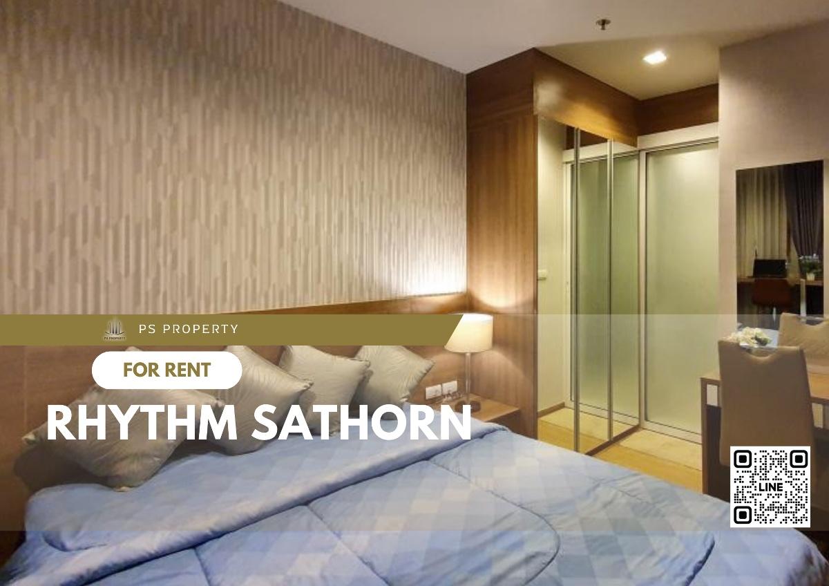 รูป ให้เช่า ✨ Rhythm Sathorn - Narathiwas ✨ เฟอร์นิเจอร์ และ เครื่องใช้ไฟฟ้าครบ ใกล้ BTS สะพานตากสิน - รูปที่ 1/10